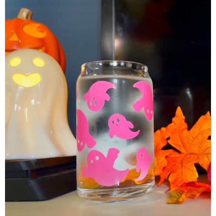 Color changing ghosts (white to pink)