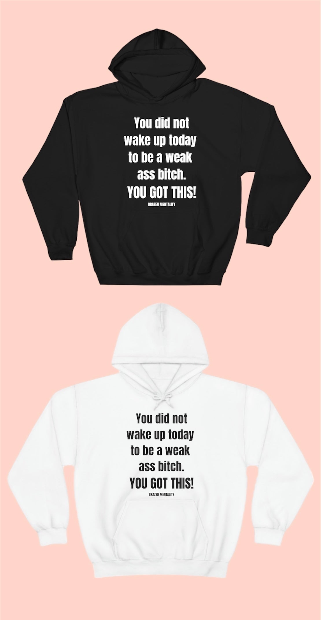 You did not wake up today to be weak