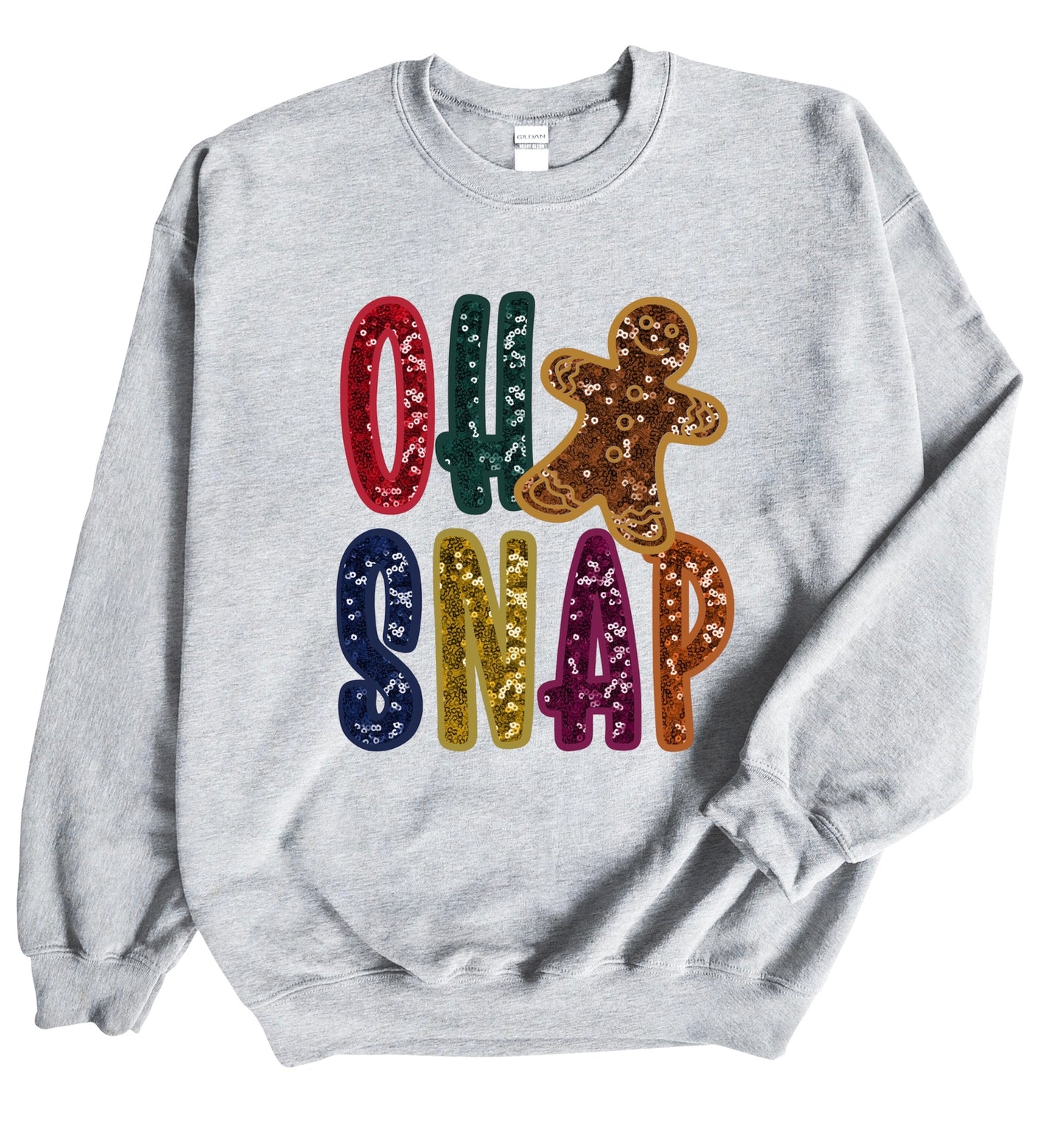Oh snap-(faux sequin design)