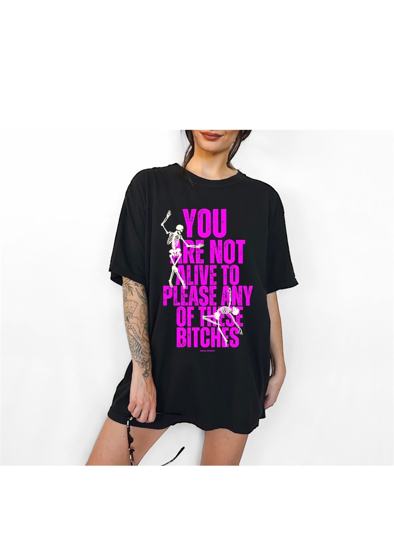 YOU ARE NOT ALIVE TO PLEASE THESE B*TCHES