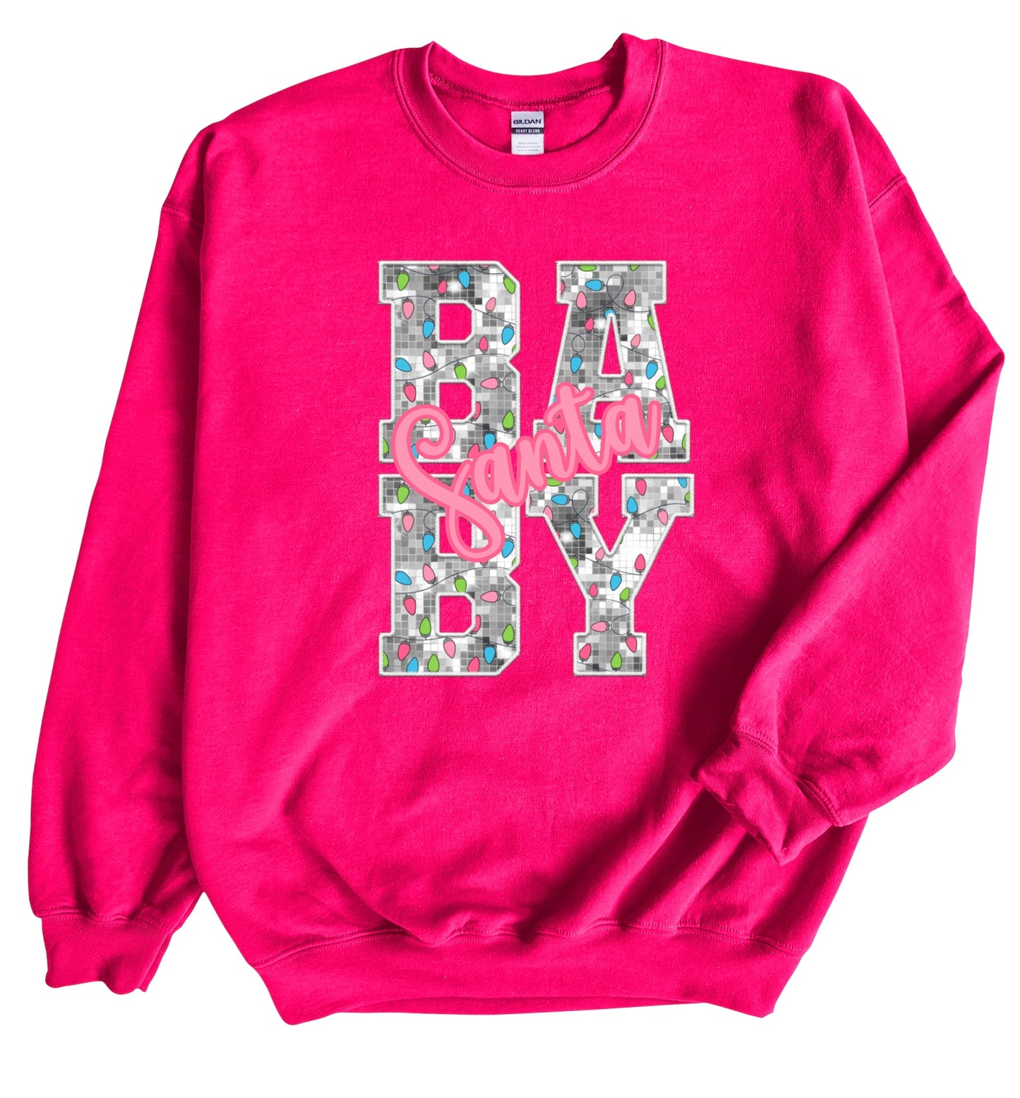 Santa Baby (faux glitter design)