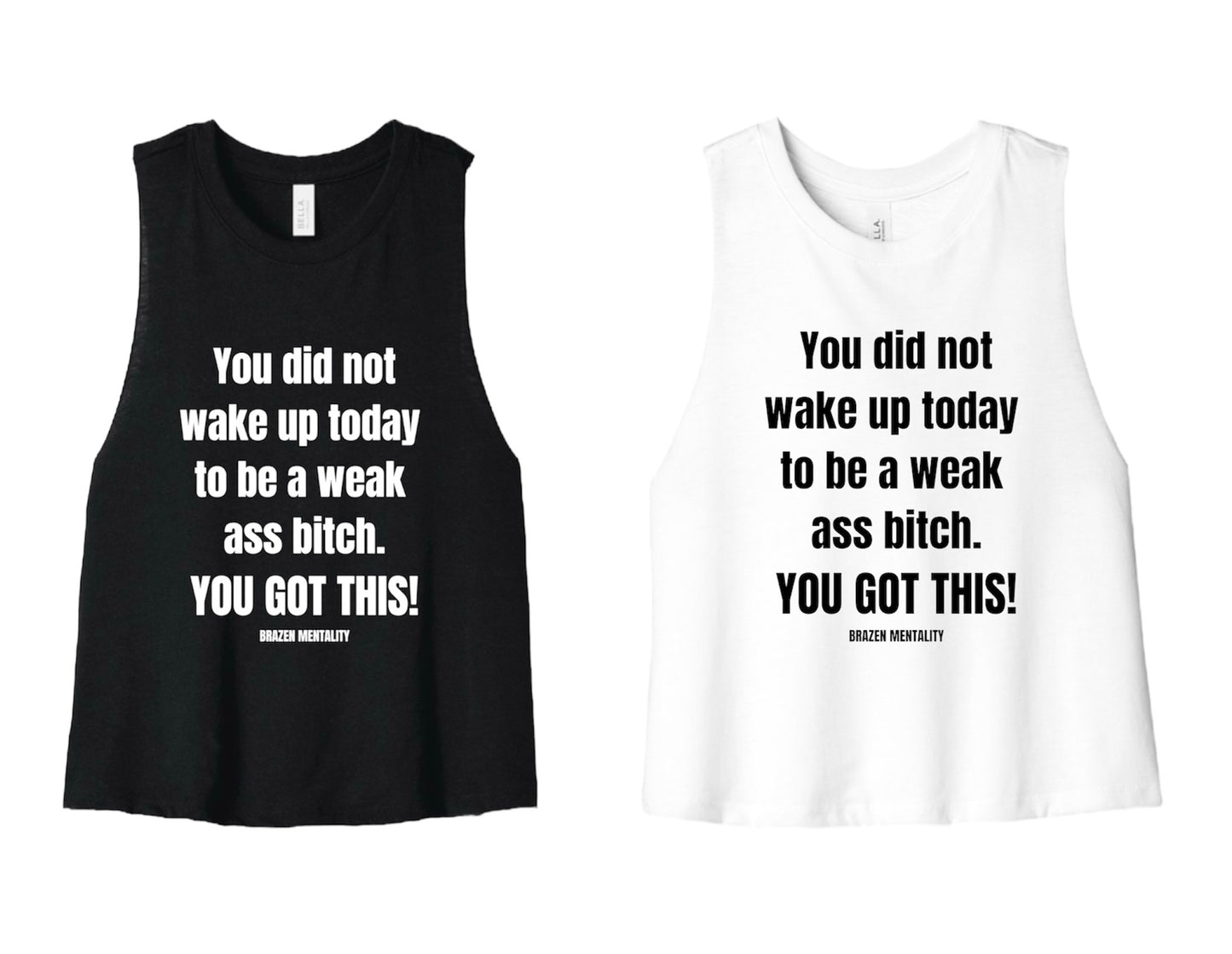 You did not wake up today to be weak
