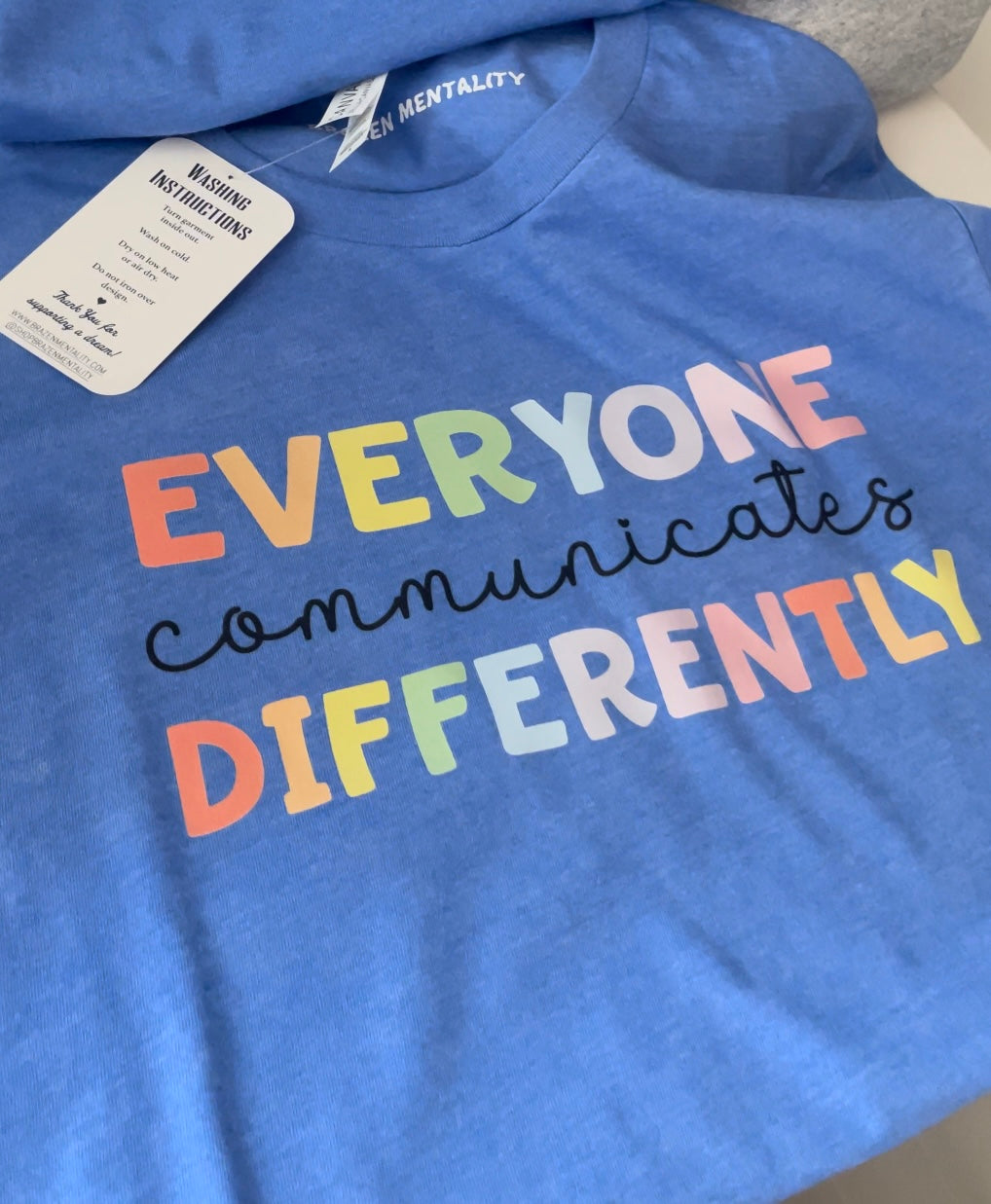 Everyone communicates differently