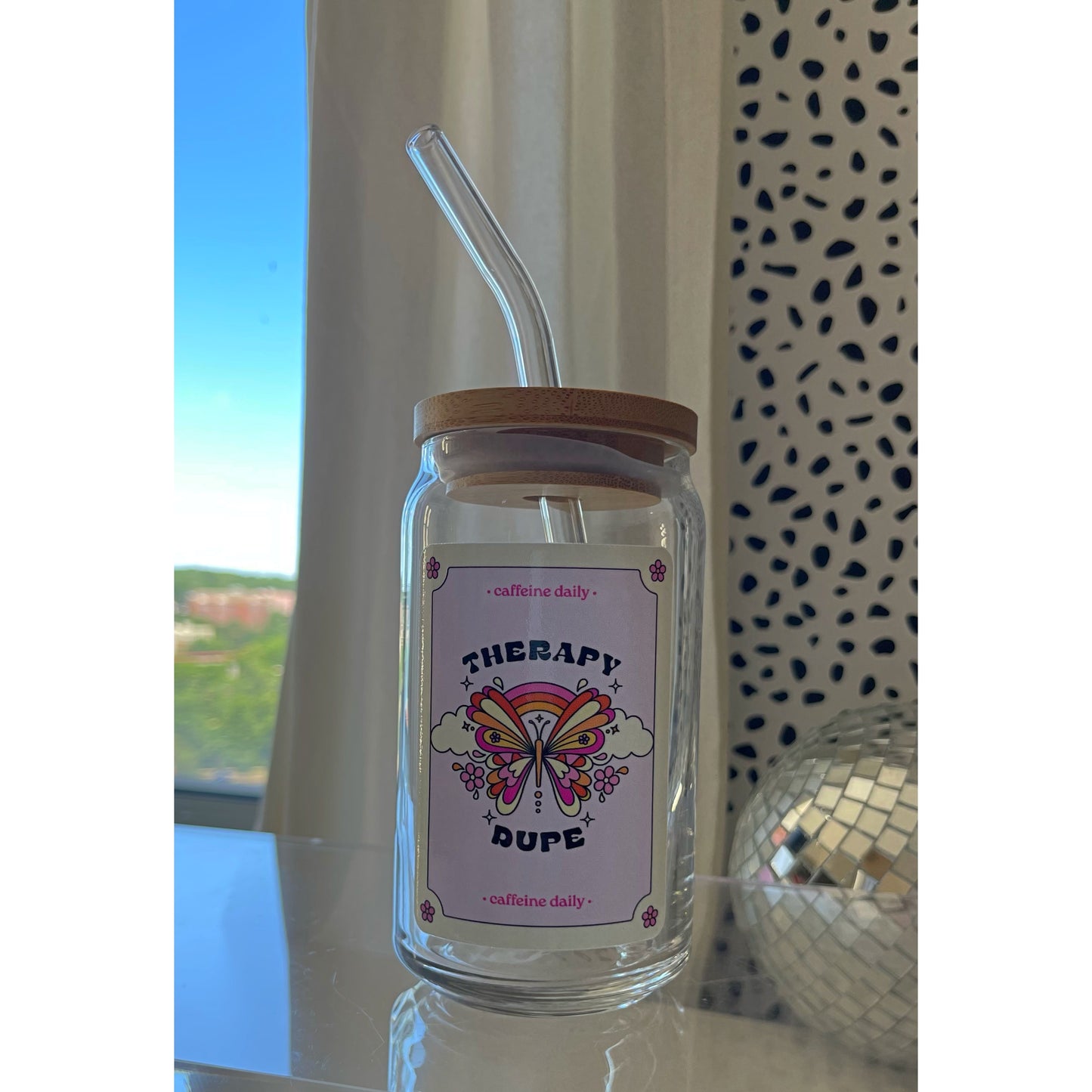 💜Therapy dupe glass can