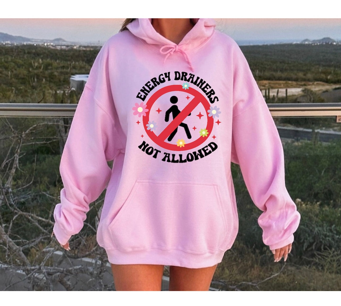 Energy drainers not allowed hoodie