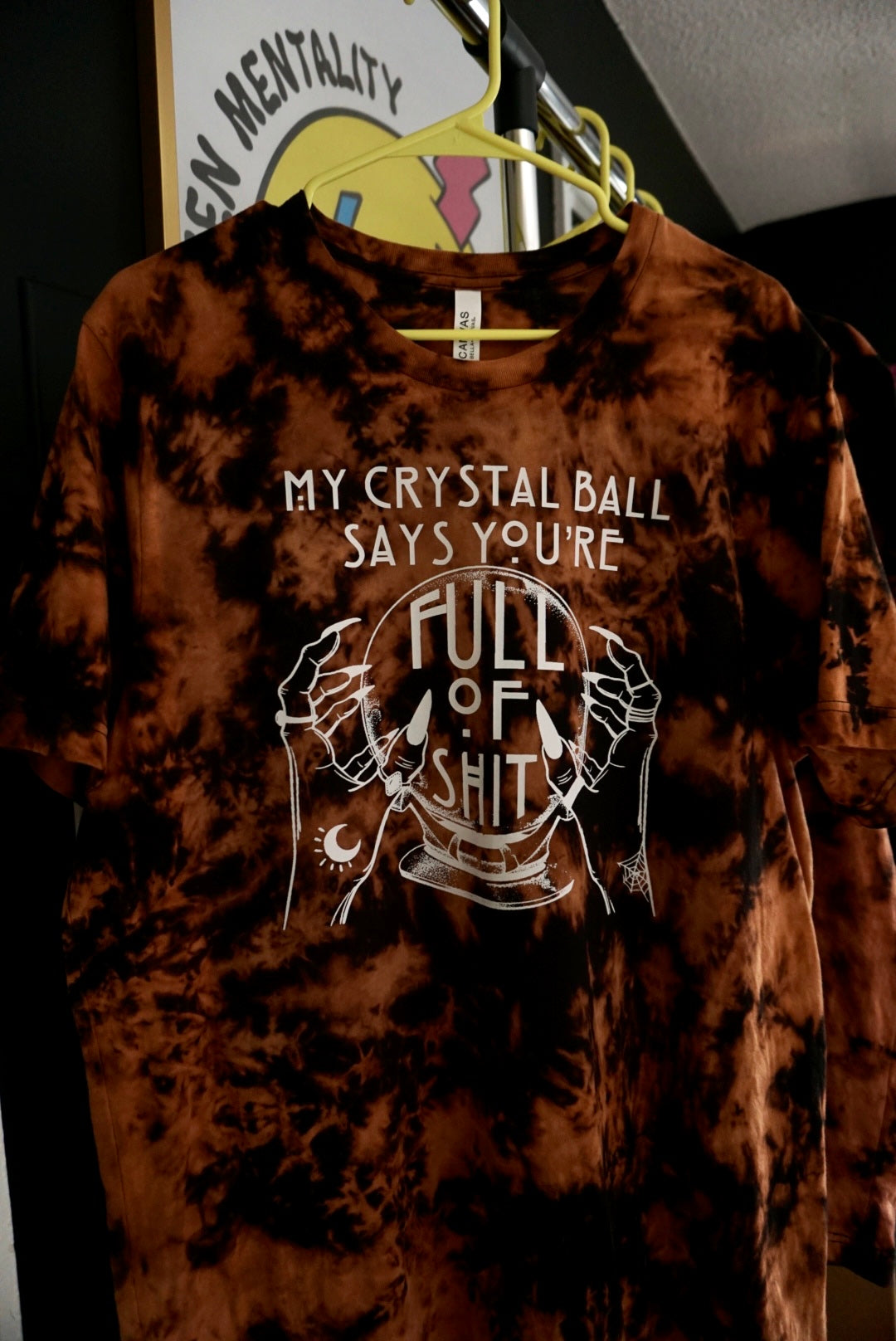 My crystal ball says you’re full of shit (bleached)