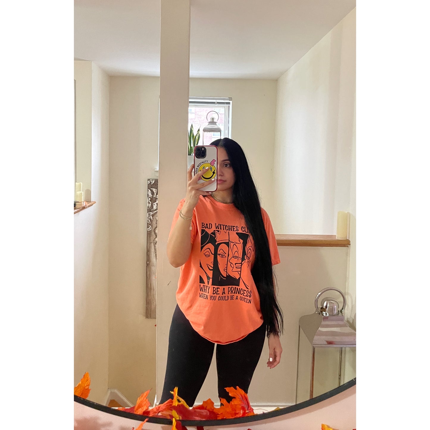 WHY BE A PRINCESS WHEN YOU CAN BE A QUEEN. BAD WITCHES CLUB TEE