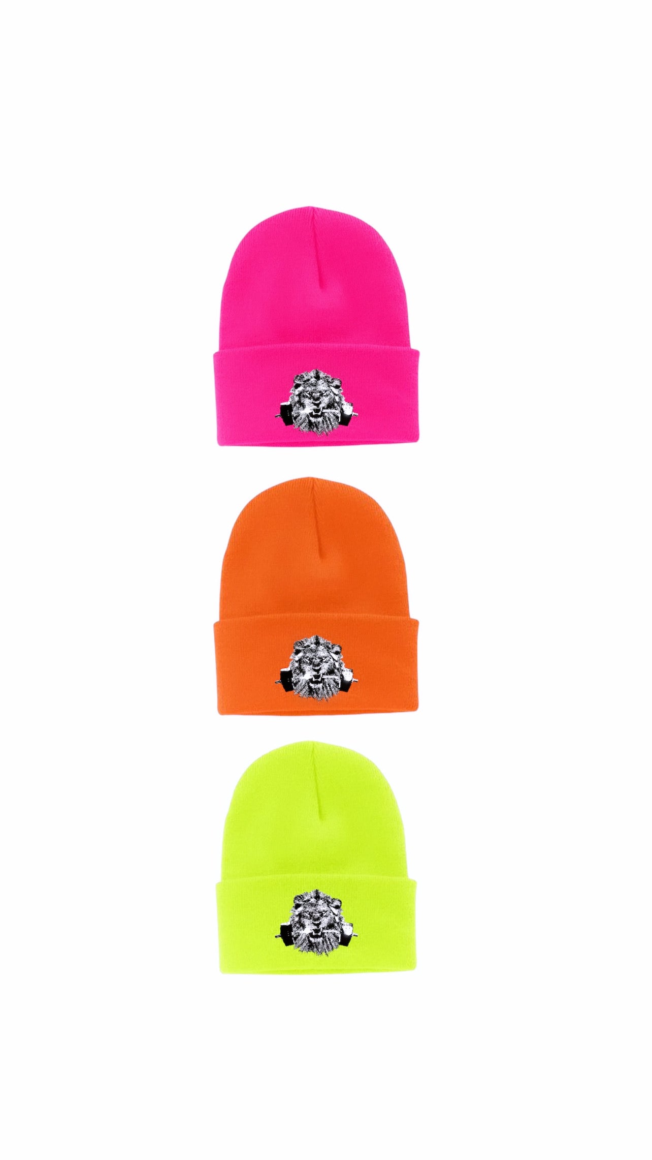 Neon beanies!