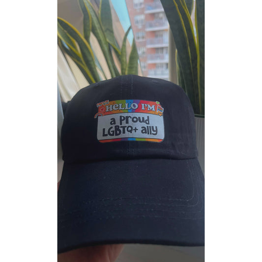 Proud LGBTQ+ ally hat
