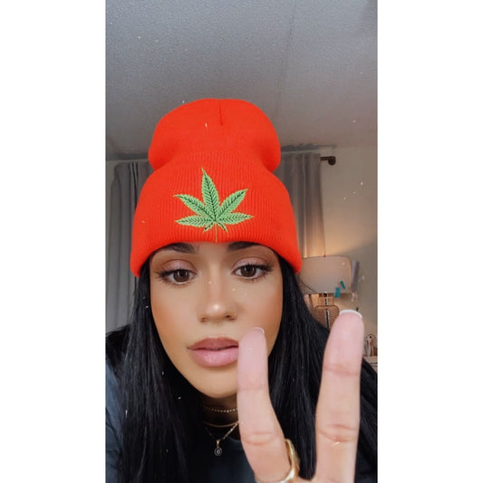 Happy Leaf Beanie
