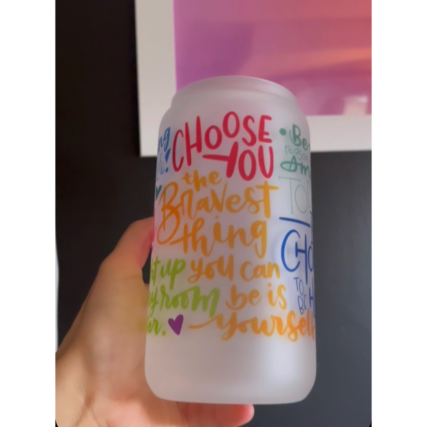 Colorful  affirmations