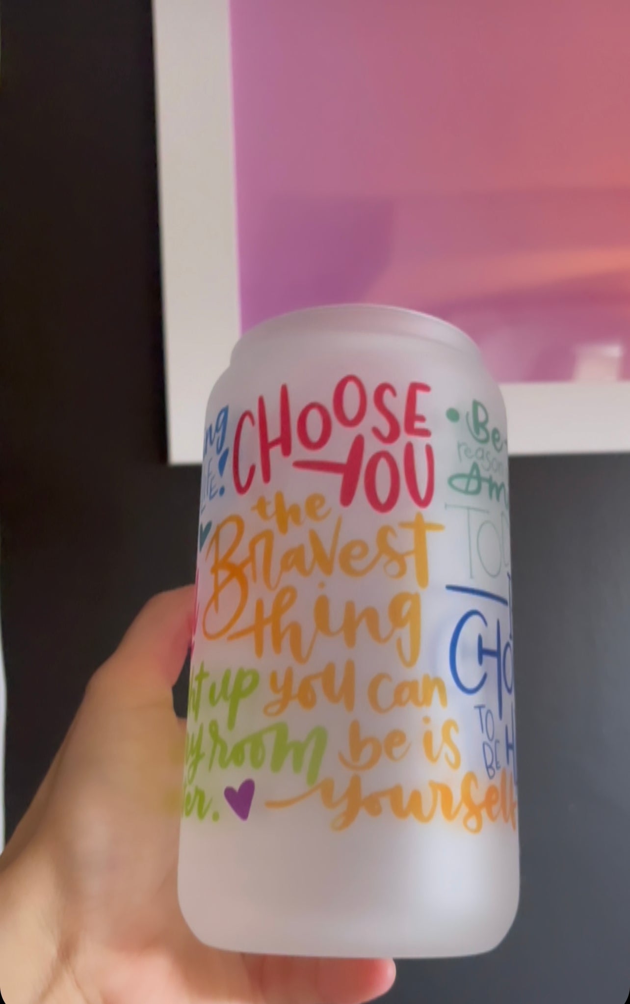 Colorful  affirmations